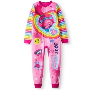 Girls Pajama Dreamworks Trolls Movie in Pink